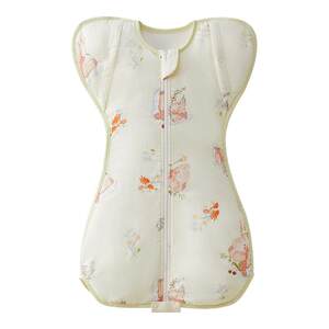 
October Crystal Baby Anti-jump Sleeping Bag Summer Thin Newborn Surrender Bamboo Cotton Small Month-old Swaddler Artifact