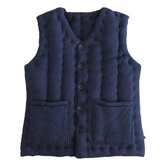 
Men's autumn and winter handmade cotton warm vest middle-aged and elderly elastic thickened waistcoat dad wear home cotton vest