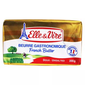 
Tower Ellevi light butter block 200g animal-based French original imported household biscuits for wood bread