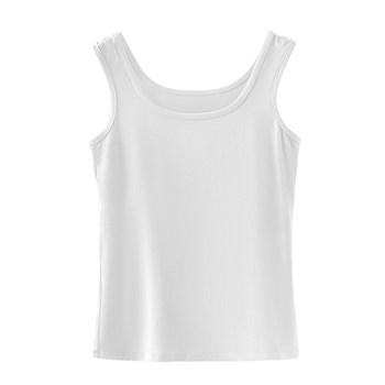 Modal black suspender vest for women with inner wear base beautiful back u-neck outer sleeveless top summer 2025 new style