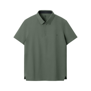 
Jiaoxia men's anti-sweat stain POLO shirt sports short-sleeved solid color top quick-drying breathable lapel summer casual top
