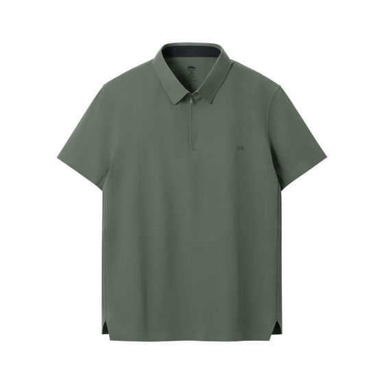 Anti-sweat stain POLO shirt for men under banana, sports short-sleeved solid color top, quick-drying breathable lapel summer casual top