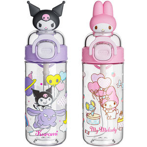 
Lock and Lock water cup children's summer cup kettle plastic Sanrio Melody Kuromi school girl small