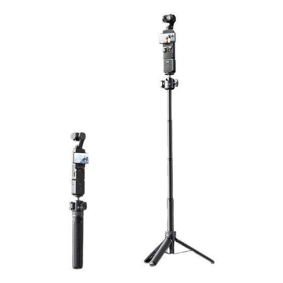 
Xiaotian is suitable for DJI DJI pocket3 selfie stick handheld tripod can extend floor stand pocket gimbal sports camera mobile phone desktop mini portable telescopic tripod accessories