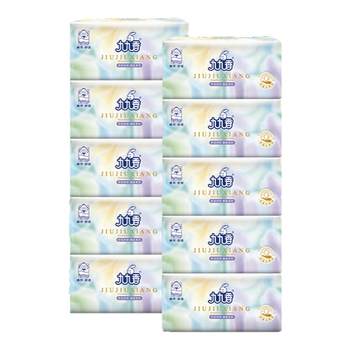 Jiujiuxiang log pulp thickened 4-layer mother and baby suitable for baby face paper household batch affordable and convenient portable tissue