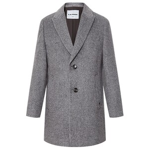 
[Including Cashmere] Lilanz Official Woolen Coat Men's Medium Long Lapel Winter Warm Men's Jacket