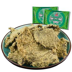 
Wanzhou Ran Master Beef Jerky 250g individually packaged Seven Spice/Curry snacks for pregnant women, no additives