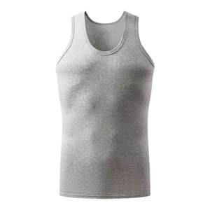 
Men's pure cotton vest in summer teenager slim elastic hurdling sports suspender sleeveless cotton base sweat-absorbing vest