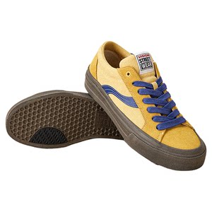 
VISION X ODD ASTLEY PRO Contrast Color Violent Yellow Low Top Fur Canvas Shoes Skateboard Shoes Men and Women