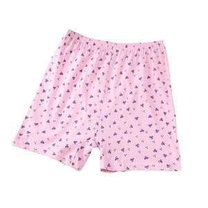 Middle-aged and elderly boxer pure cotton underwear mother's high waist large size underwear female grandma shorts loose cotton pants for the elderly