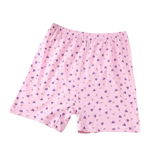 Middle-aged and elderly boxer pure cotton underwear mother's high waist large size underwear female grandma shorts loose cotton pants for the elderly