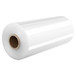 Stretch film for large roll machine specially designed for wrapping machine