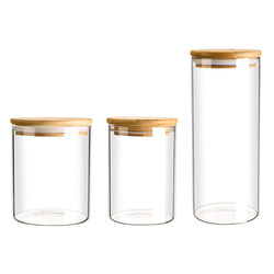 Wenwan sealed jar glass display storage jar cultured pearl jar