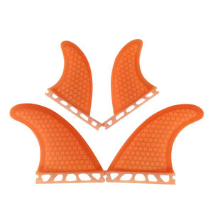 UPSURF Surfing Accessories Tail Win Single Tap Professional Boli Fiber Honeycomb Tail Rite M/S+GL Pure Color Win