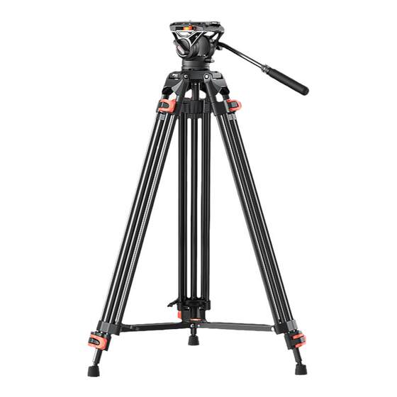 Coman camera heavy-duty tripod floor-standing professional hydraulic damping pan/tilt camera tripod SLR micro-single Coman tripod shooting wedding live broadcast aluminum alloy tripod FF16L