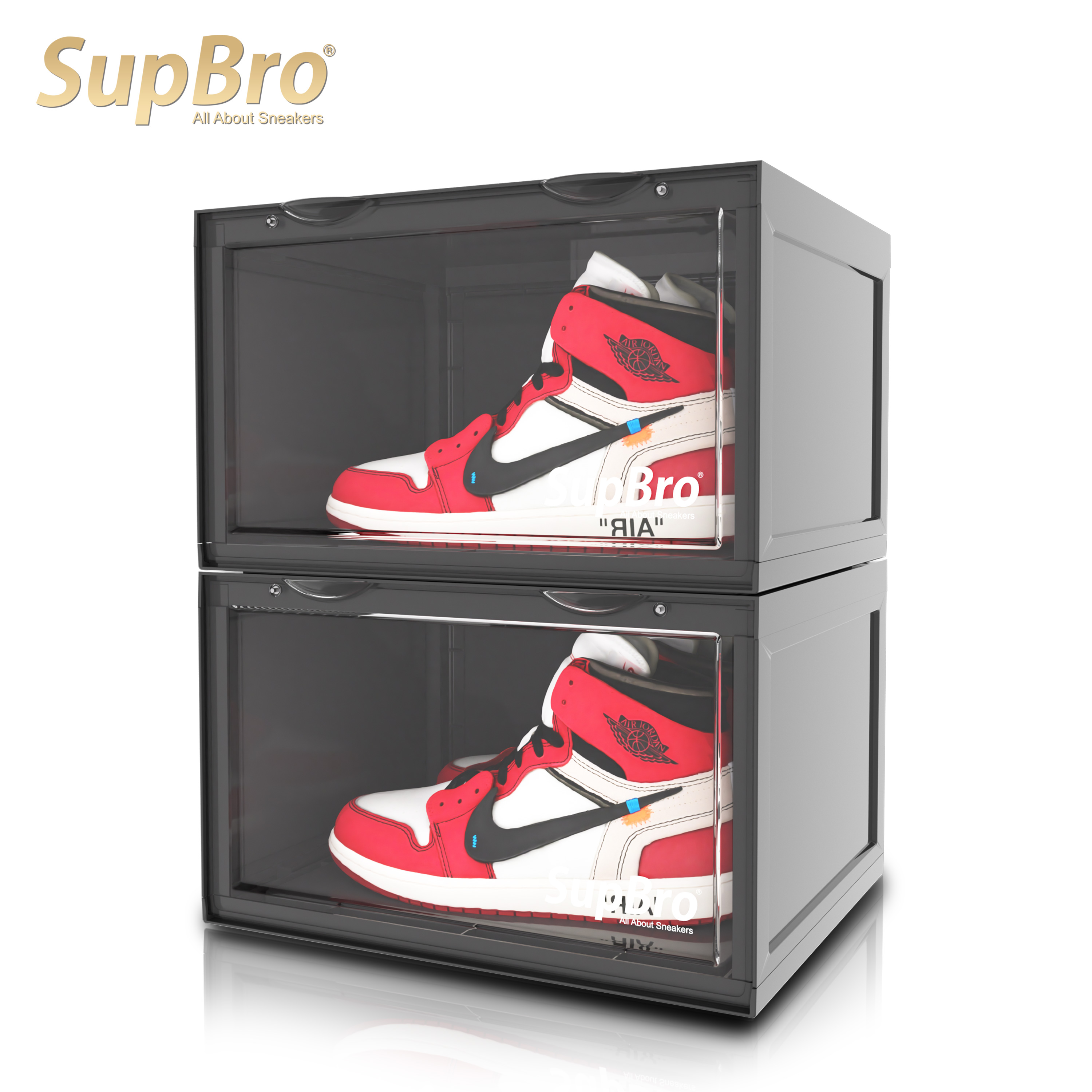 SupBro鞋盒声控发光LED潮人时尚收纳盒子sneaker必备球鞋鞋墙