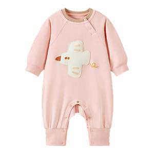 
Tongtai baby jumpsuit spring and autumn pure cotton baby girl clothes girls casual outing clothes children's boneless crawling clothes