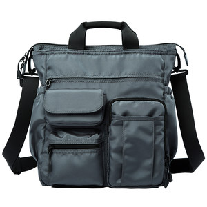 Large -capacity messenger bag men's handbag menu men's multi -function computer bag business style public document men's commute bag