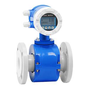 Intelligent electromagnetic flowmeter integrated pipe split stainless steel plug-in sewage liquid water meter sensor