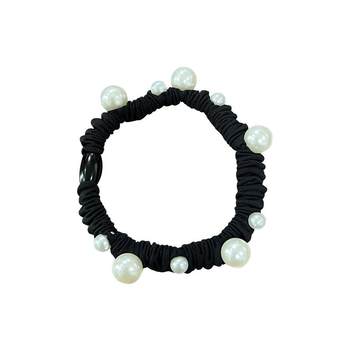 Pearl headband girl simple hair accessories ponytail