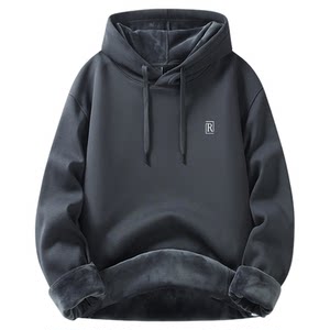 Tangshi Group DESSO hooded long-sleeved sweatshirt men's autumn and winter new loose bottoming large size pullover men's top