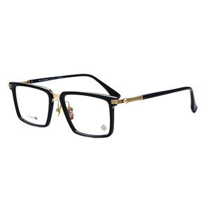 Jian Danluoxin retro plate glasses frame for men and women versatile big face slim thick frame glasses frame for myopia