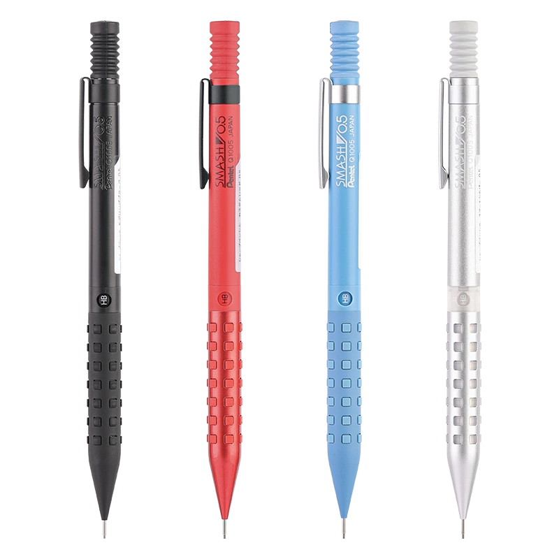 日本Pentel派通自动铅笔Q1005金属商务SMASH限定35周年新色0.5专业设计