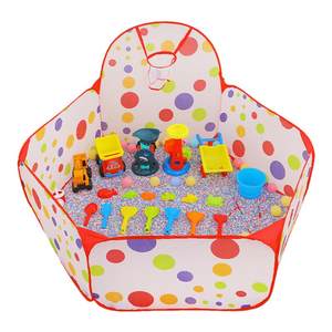
Toy sand indoor children's play sand pool set family use imitation porcelain beach baby cassia small fence folding