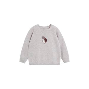 
whitewheat Children's 2025 Winter New Cashmere Sweater for Boys and Girls Baby Warm Wool Knit Sweater Thick