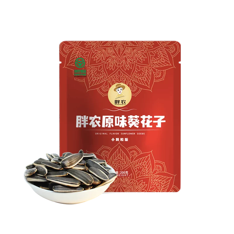 胖农 内蒙古原味葵花籽 小颗粒版 200g*3袋 百亿补贴折后￥14.9包邮