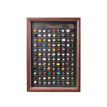 
108 kinds of natural crystal rough stone photo frame ornaments