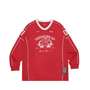 
Wei Dong Year of the Horse Limited Sports Long Sleeve Men's American Basketball Training Splicing Mesh Breathable Casual T-Shirt Top V