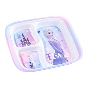
Disney children's tableware plate with compartments for girls 3 years old and 6 years old Aisha anti-scald A5 kindergarten baby special bowl for eating