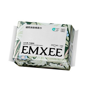 
[100% Cotton] Manxi Cotton Soft Towel Baby Cotton 100 Draw 6 Pack Pure Cotton Newborn Baby Can Use Wet and Dry