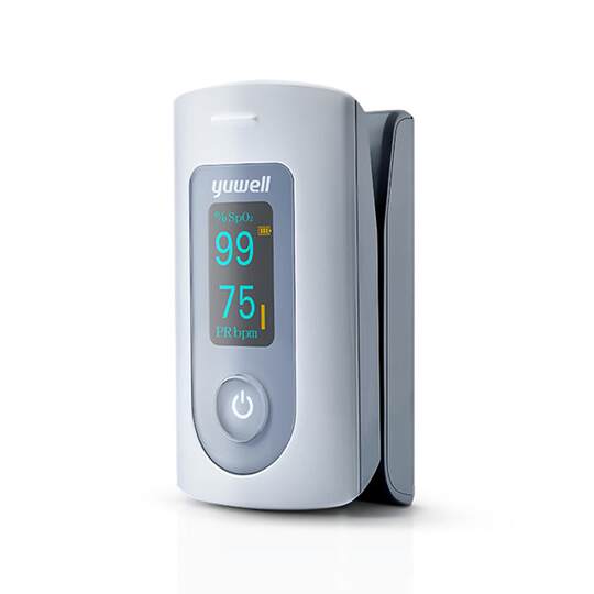 Oxymètre De Pouls Médical - Pour Doigt, Mesure Saturation Oxygène, écran LED Bleu, Marque Yongrow