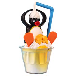KKV new product Pingu Greedy Gosling series blind egg penguin peripheral doll toys ornaments as gifts for friends