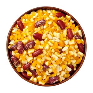 Authentic Northeastern sticky large ballast porridge, corn kernels, stubble, fresh kidney beans, stick ballast porridge, combination of whole grains