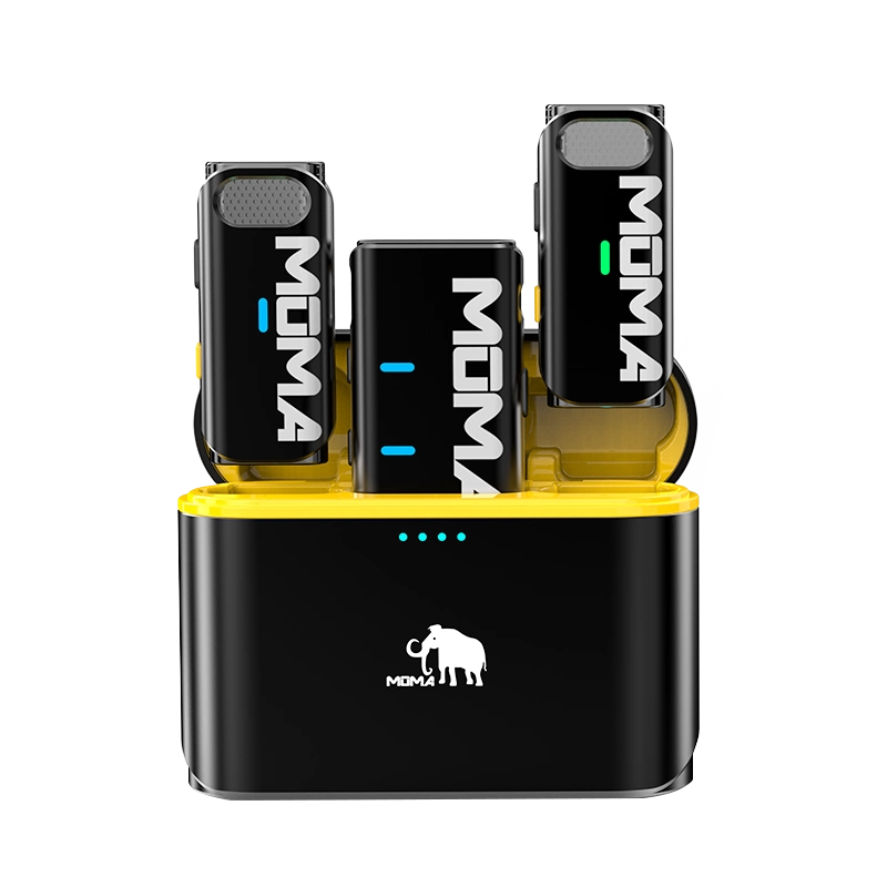 猛瑪LARK MIX紐扣式無線領夾麥克風直播專用一拖二收音設備