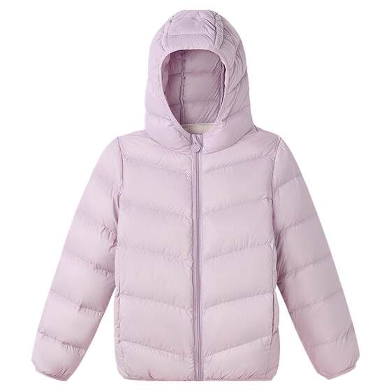 
Disha's official flagship children's clothing girls' lightweight rib down jacket autumn and winter new big children's children's jacket inner liner