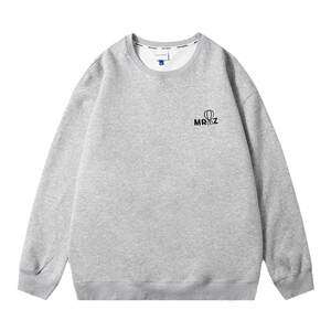 
GOGOSOON men's round neck sweatshirt hoodless inner top spring and autumn new handsome high-end fashion brand teenagers