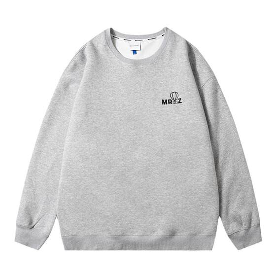 
GOGOSOON men's round neck sweatshirt hoodless inner top spring and autumn new handsome high-end fashion brand teenagers