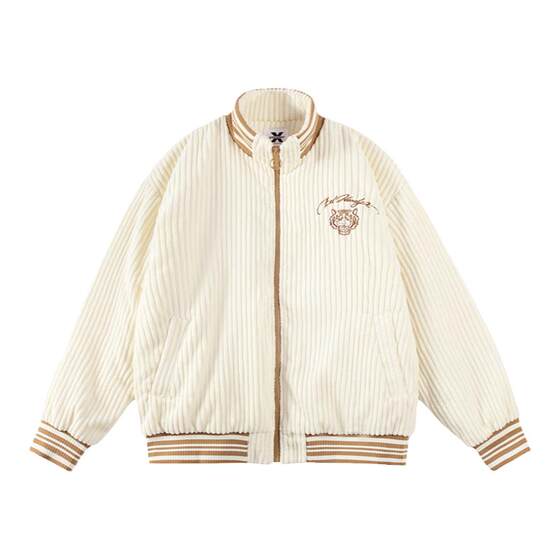 
EdHardyX new winter American retro stand collar couples winter cotton jacket tops fashion clothes