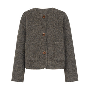 
KBNE woolen coat for women wool short double-sided woolen coat small 2025 new autumn and winter coat