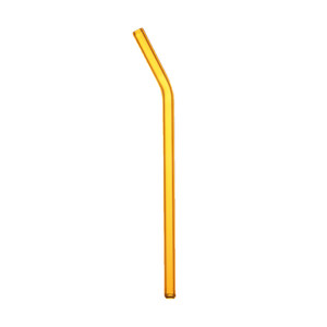 Glass straw, heat resistance, anti -mouth red pearl milk tea transparent adult pregnant maternity environmental protection non -disposable large straw