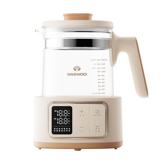Daewoo full glass constant temperature electric kettle baby special intelligent brewing milk household insulation kettle milk mixer