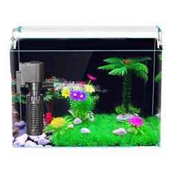 High definition glass fish tank home living room
