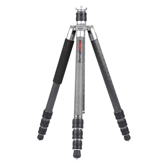 OBO 1.8m carbon fiber tripod large pipe diameter BC314 outdoor photography and video bird bearing load-bearing 20kg foot nail foot pad integrated professional SLR camera camera pant tripod
