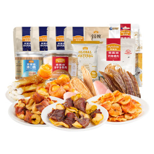 
[Choose 8 pieces of dog snacks for RMB 89] McFoody Dog Snacks Gift Pack Duck Dried Teething Sticks and Ham Sausage