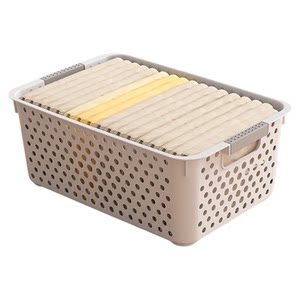 Snack debris storage box toy finishing basket home plastic storage box kitchen cabinet basket desktop setting box