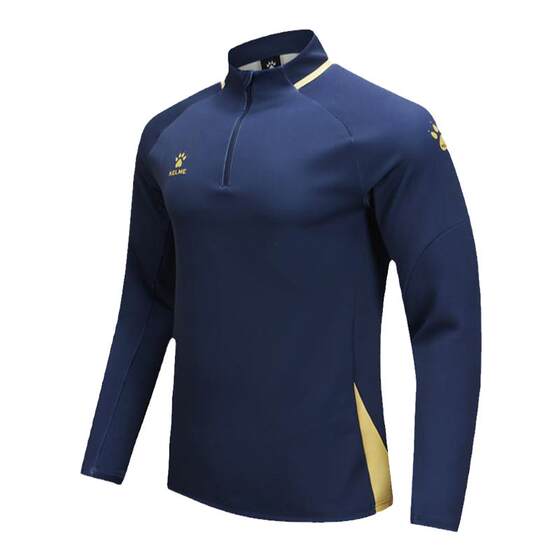 
Carlmei semi-zipper sweatshirt men's spring and autumn football training suit running long sleeve T-shirt fitness sports top